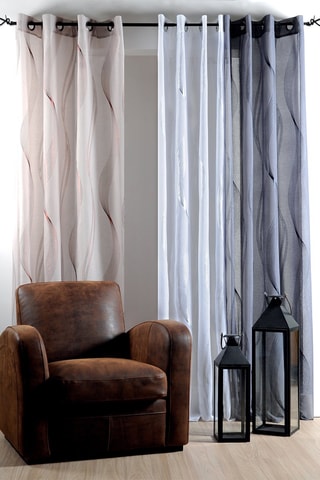Voilage Essaouira - Gris - 135 x 240 cm