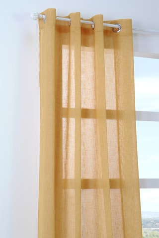 Voilage Paloma - Moutarde - 140 x 260 cm