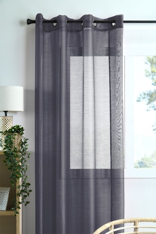 Voilage Linwood - Anthracite - 140 x 260 cm