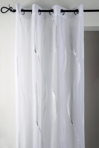 Voilage Essaouira - Blanc - 135 x 240 cm