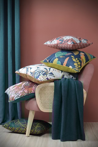Voilage Paloma - Bleu canard - 140 x 260 cm