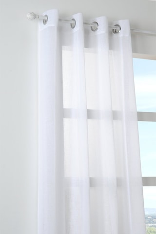 Voilage Paloma - Blanc - 140 x 260 cm