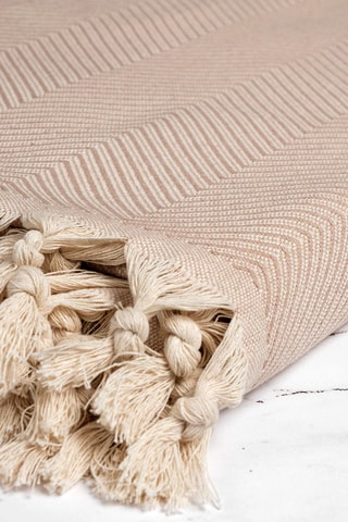 Jeté de canapé - Beige - 170 x 230 cm