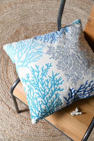 Housse de coussin Tahiti - Turquoise
