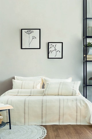 Ensemble couvre-lit - Beige