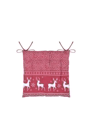 Galette de chaise Abrin - Rouge - 40 x 40 cm