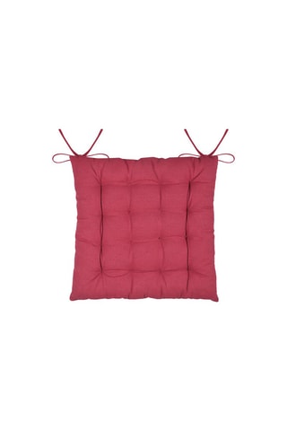 Galette de chaise Abrin - Rouge - 40 x 40 cm