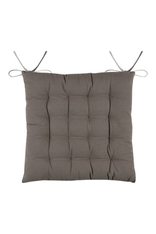 Galette de chaise Duo - Taupe et beige