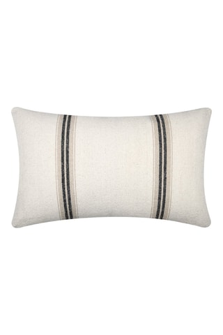 Coussin Montauban - Ecru et noir - 40 x 60 cm