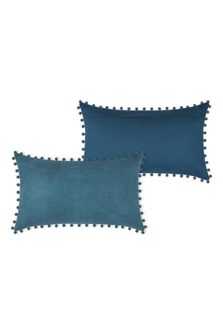 Coussin Sanchez - Bleu canard - 30 x 50 cm