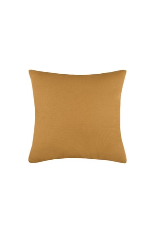 Coussin Duo - Ocre et écru - 50 x 50 cm
