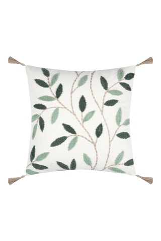 Coussin Botanys - Vert et blanc - 40 x 40 cm