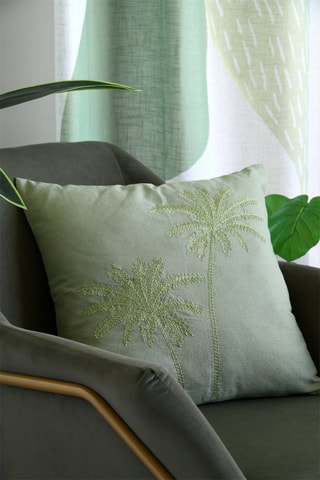 Coussin Zira - Tilleul - 45 x 45 cm