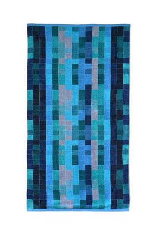 Drap de plage - Bleu - 100 x 180 cm