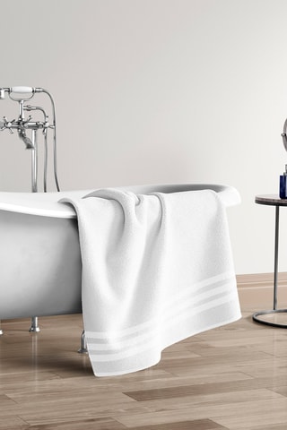 Drap de douche - Blanc  - 70 x 140 cm