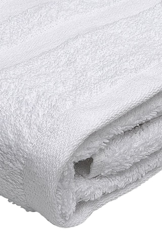 Serviette de toilette - Blanc - 50 x 100 cm