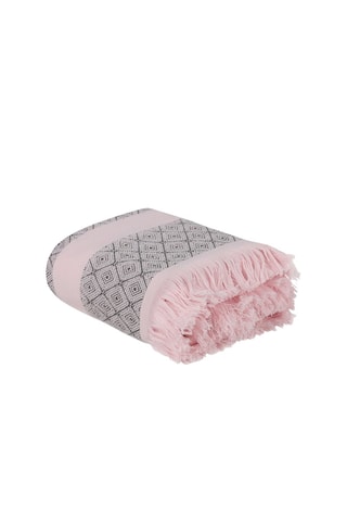 Drap de douche Twins - Rose poudré - 75 x 150 cm