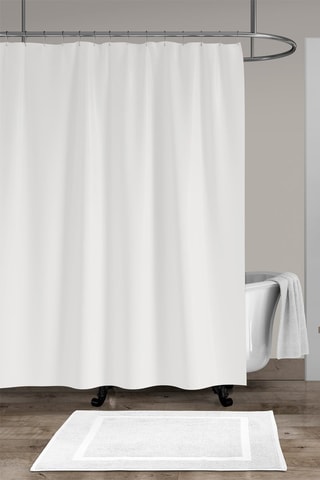 2 tapis de bain Le temps d'un bain - Blanc - 50 x 70 cm