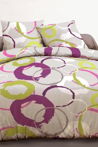 Parure de draps en coton 57 fils/cm² - Bordeaux