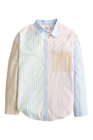 Camisa - Branco e rosa