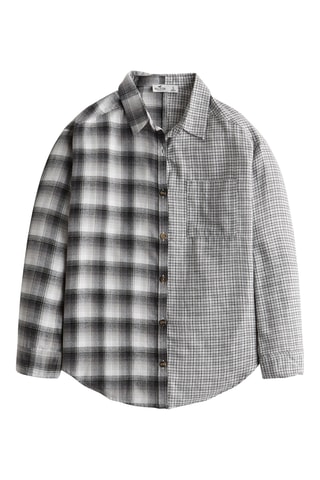 Camisa - Preto e cru