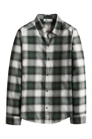 Camisa - Branco e verde