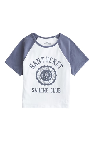 T-shirt - Branco e cinzento