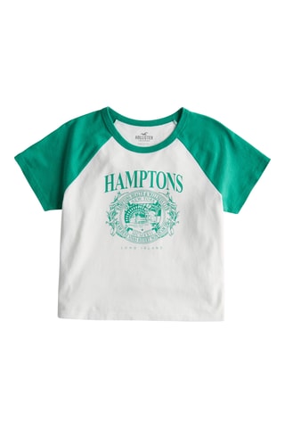 T-shirt - Branco e verde