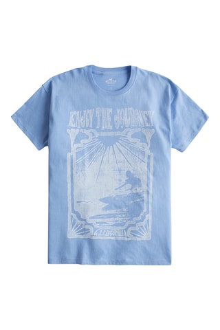 T-shirt - Azul-celeste