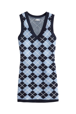 Vestido - Azul-marinho