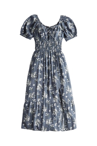 Vestido midi - azul-marinho