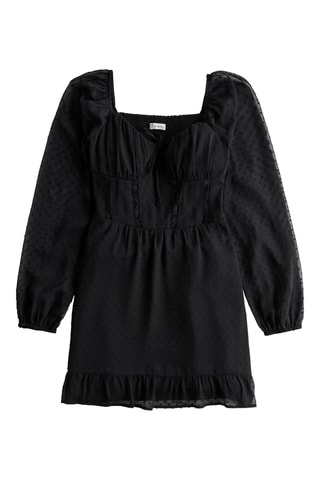 Vestido direito - Preto