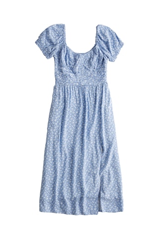 Vestido direito - Azul-celeste