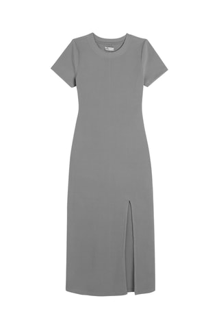 Vestido t-shirt - Cinzento