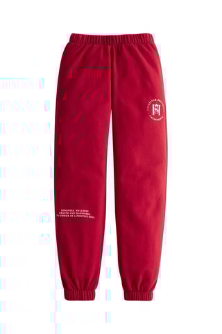 Calças de treino - Vermelho-framboesa