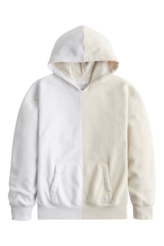 Sweat polar com capuz - Branco