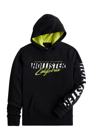 Sweat polar com capuz - Preto