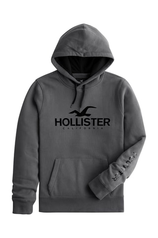 Sweat polar com capuz - Cinzento