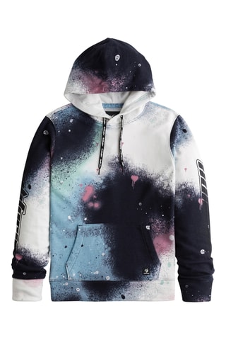 Sweat polar tie and dye - Preto e branco