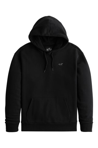 Sweat polar com capuz - Preto