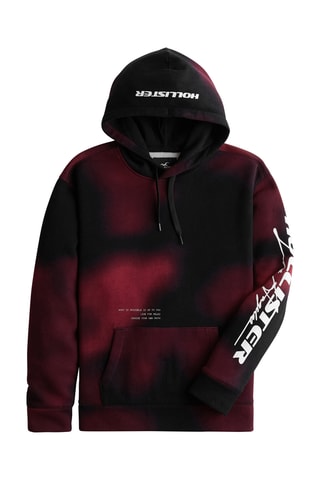 Sweat polar tie and dye - Preto