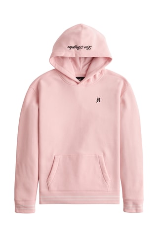 Sweat polar com capuz - Rosa