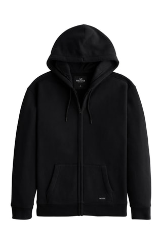Sweat polar com capuz - Preto
