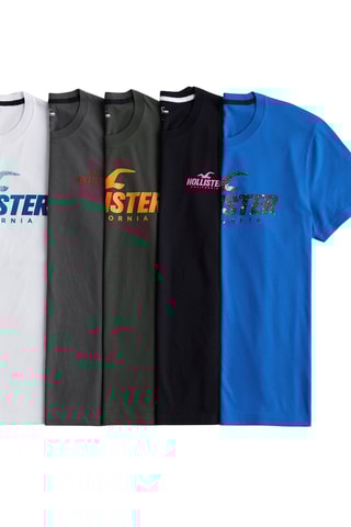 5 t-shirts - Branco e preto