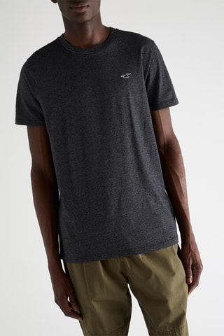 T-shirt - Preto mesclado
