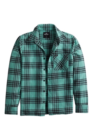 Camisa - Turquesa e preto