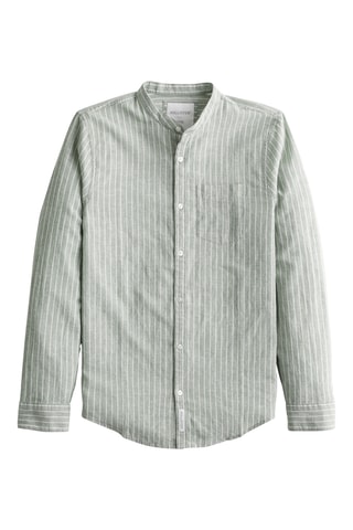 Camisa em linho - Verde-água