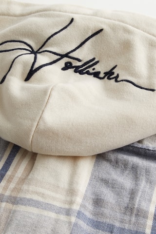 Sobrecamisa com capuz - Cru