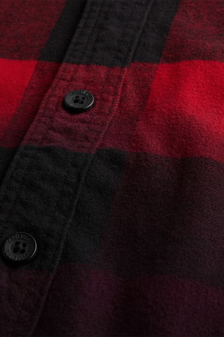 Camisa com capuz - Vermelho e preto