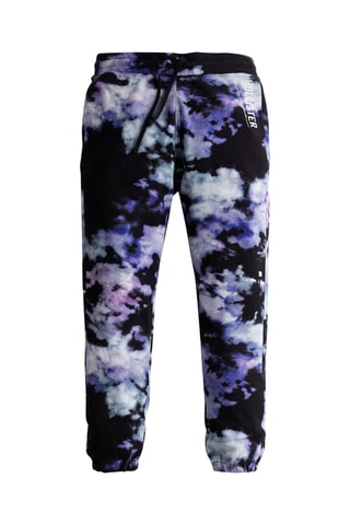 Calças de treino tie and dye - Preto